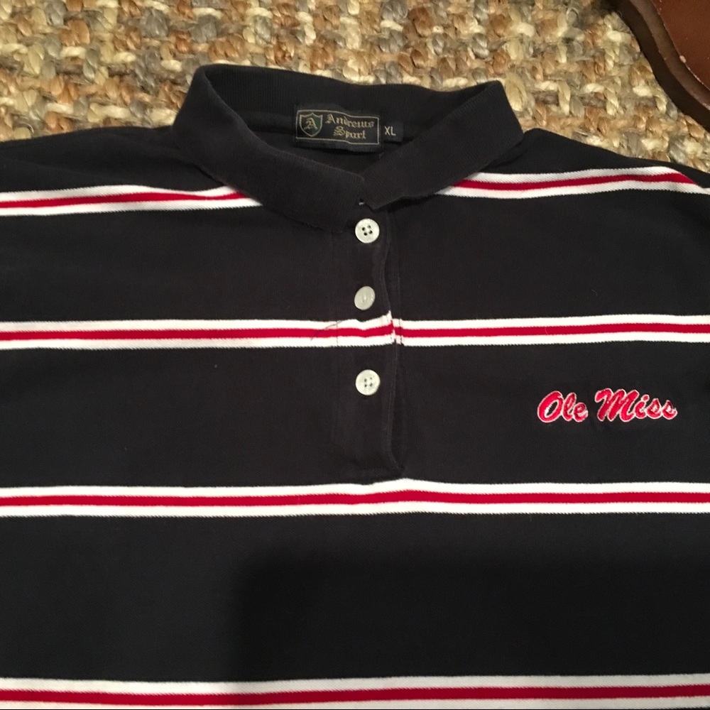 Ole Miss Polo Shirt Size XL